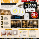 Dimmable Led Under Cabinet Light with Remote Control