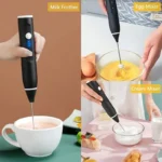 2 In 1 Rechargeable Coffee Beater and Egg Mixer and Milk Frother - Image 8